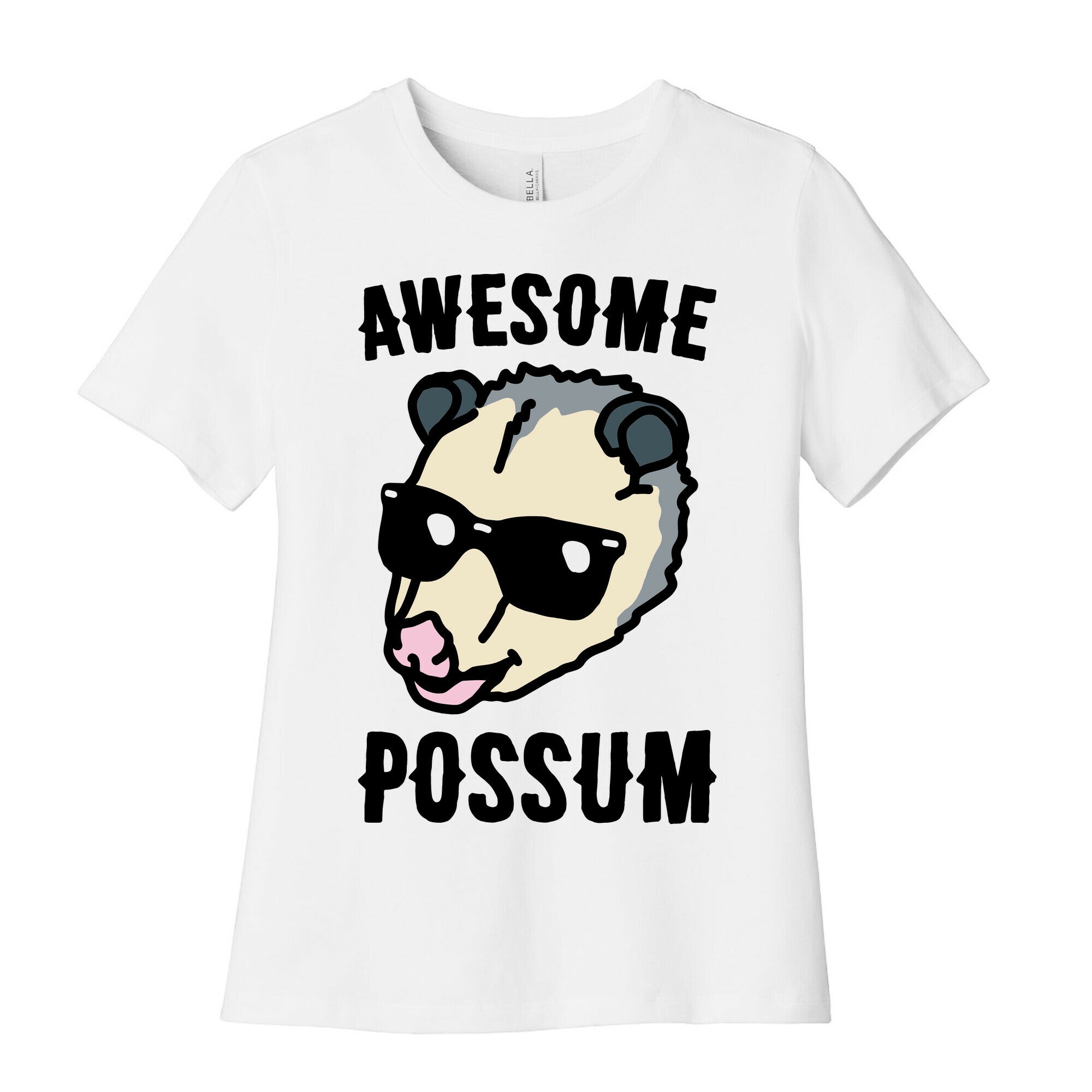 Awesome Possum  Women's Cotton Tee